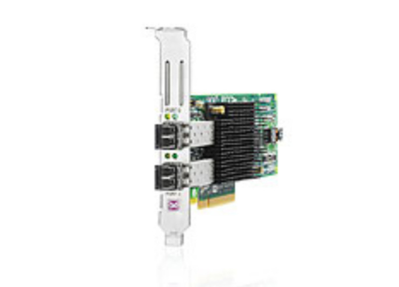 Hewlett Packard Enterprise 82E 8GB 2-port PCI-E FC HBA Внутренний Фибра 8000Мбит/с