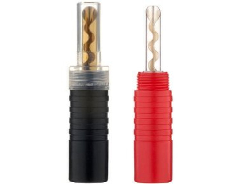Inakustik 00816921 4mm Banana Black,Red wire connector