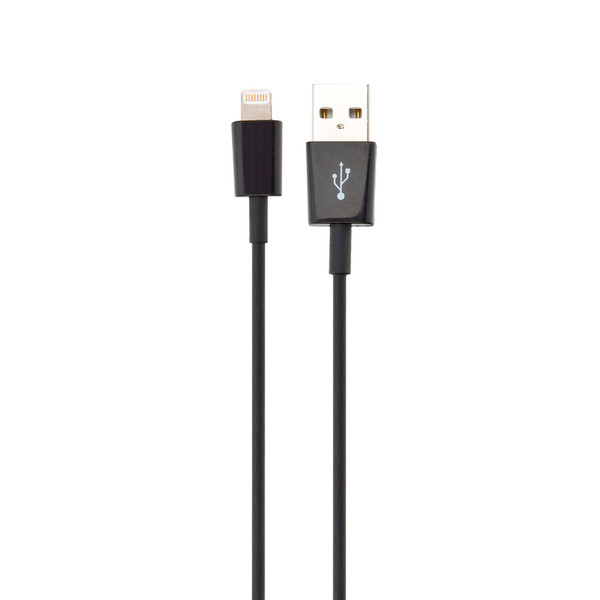 Xqisit 14008 1м USB A Черный дата-кабель мобильных телефонов