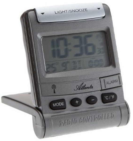 Atlanta 1573/4 Digital table clock Прямоугольный Серый настольные часы