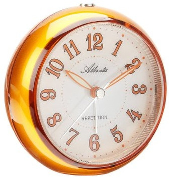 Atlanta 1725/12 Quartz table clock Круглый Желтый настольные часы
