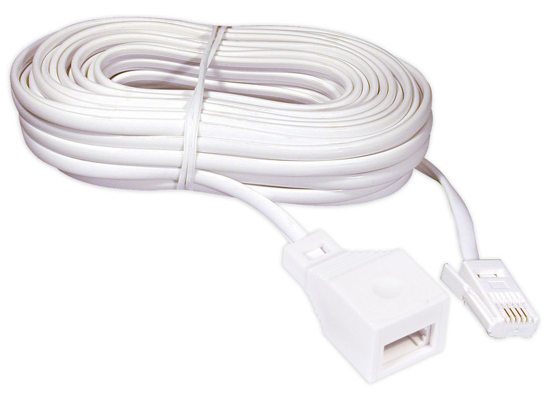 Philex 10m Broadband 10м Белый телефонный кабель