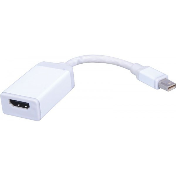 Waytex 0.2m Mini DisplayPort/HDMI 0.2м mini DisplayPort HDMI Белый адаптер для видео кабеля