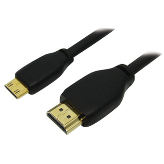 Omenex Mini-HDMI/HDMI 1.80 m 1.8m HDMI Mini-HDMI Black