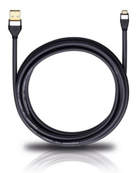 OEHLBACH 0.5m i-Connect UM-B/U 50 0.5м Micro-USB B USB A Черный
