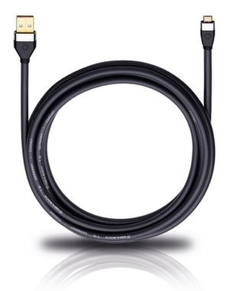OEHLBACH 2m i-Connect UM-B/U 200 2m Micro-USB B USB A Black
