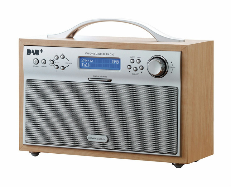 Scansonic DA88 Tragbar Digital Holz Radio