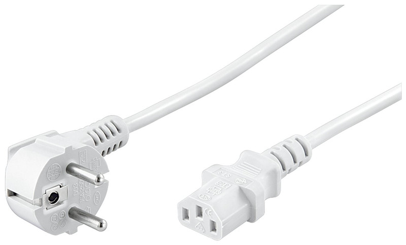 1aTTack 7513218 5m CEE7/14 Schuko C13 coupler White power cable