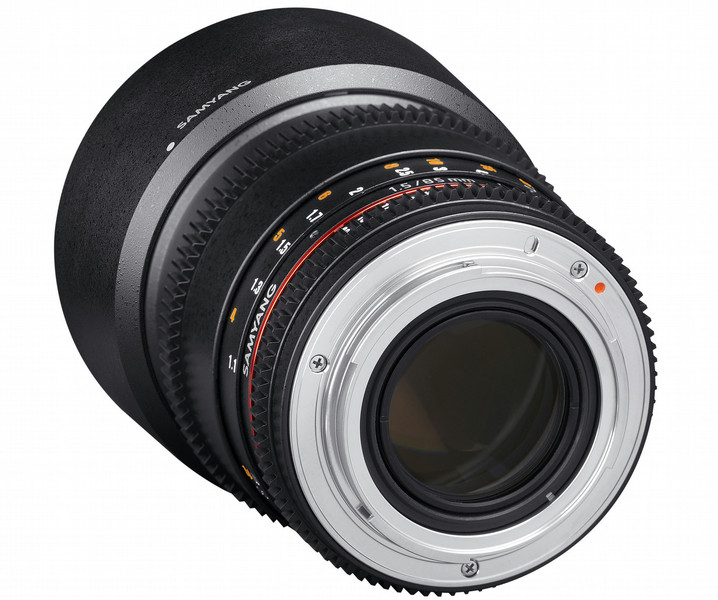 Samyang 85mm T1.5 VDSLR AS IF UMC II, Nikon SLR Telephoto lens Black