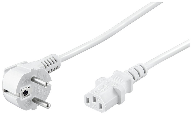 1aTTack 7951418 3m CEE7/4 Schuko C13 coupler White power cable