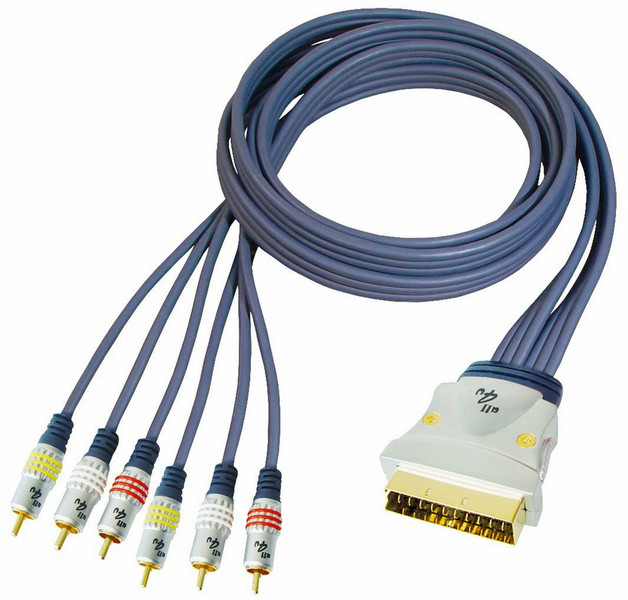 all4u 5.0m Scart - 6x RCA M/M