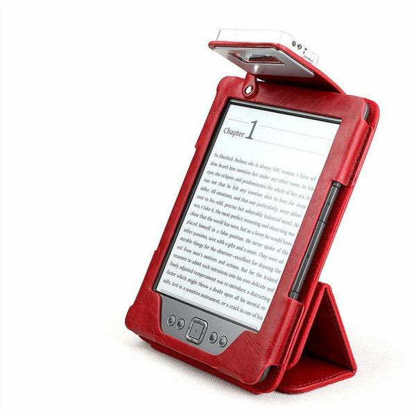 Aquarius BOOK-LIGHTER-II-RED Cover Red e-book reader case