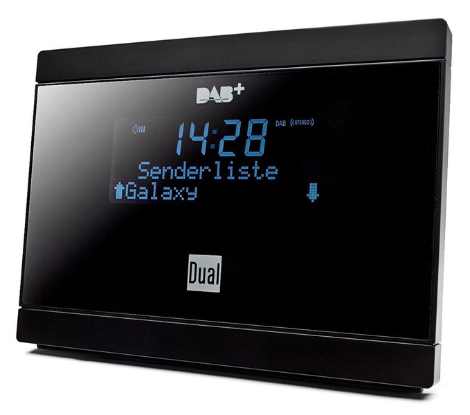 Dual DAB 2A Часы Analog & digital Черный радиоприемник