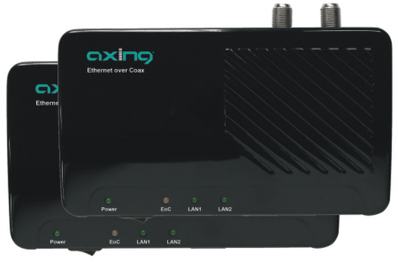Axing EoC 1-00 Network transmitter & receiver Black