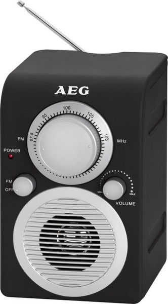 AEG MR 4129 Портативный Аналоговый Черный радиоприемник