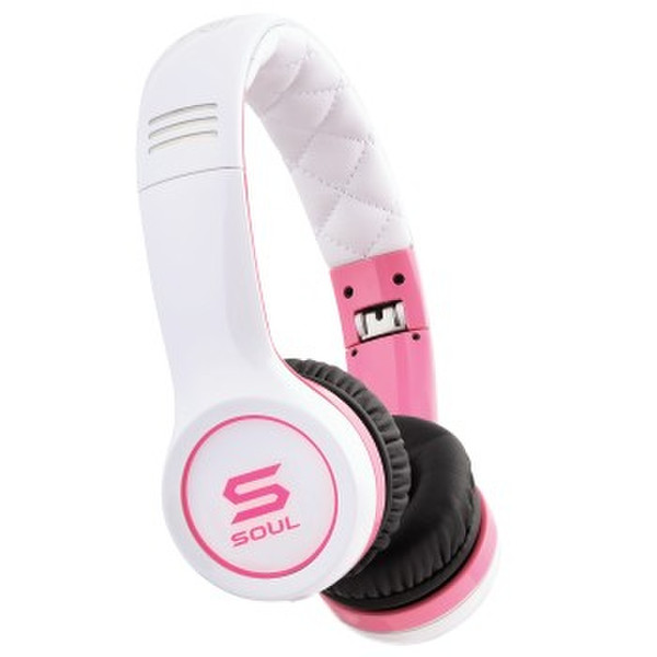 SOUL SL100 Head-band Binaural Pink,White