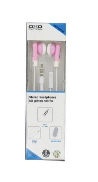OXO XHSST35CLPK2 In-ear Monaural Pink mobile headset