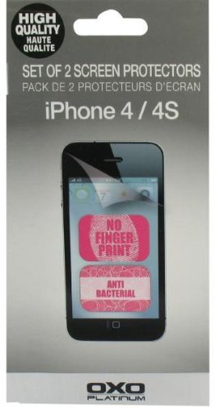 OXO XSPRANBFIP42 Apple iPhone 4/4S 2шт защитная пленка