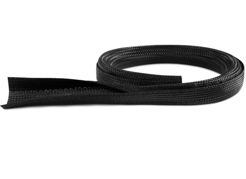 TechniSat - Organizadores de cables (5 unidades, 75 cm x 8,5 cm, cierre de velcro), color negro 1