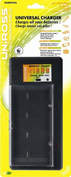 Uniross U0148290 Indoor Black battery charger