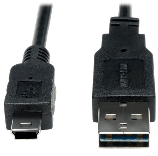 Tripp Lite USB, 2.0, A/Mini-B, 6-ft 1.83m USB A Mini-USB B Schwarz USB Kabel