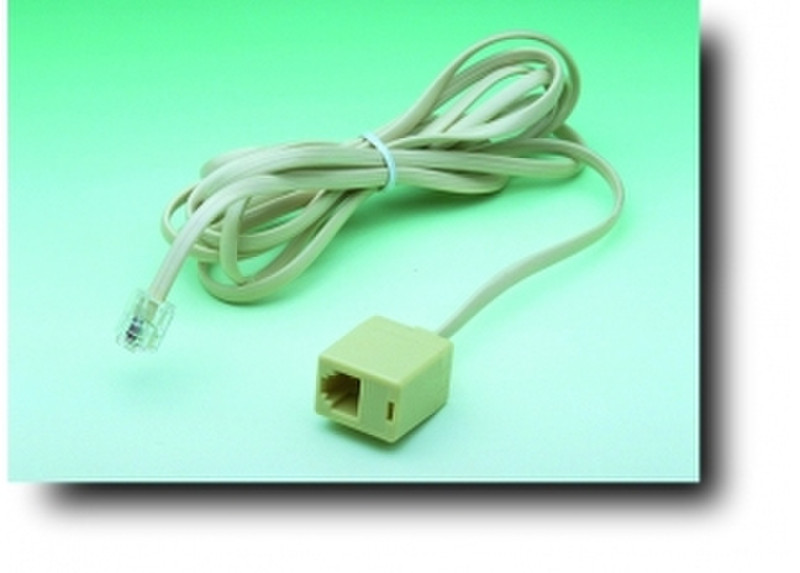 G&BL TC712 3.6m White telephony cable