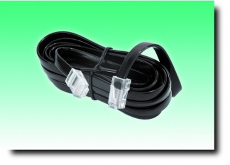 G&BL TC810N 10м Черный телефонный кабель