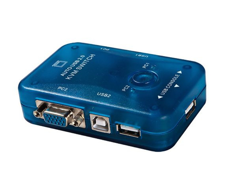 M-Cab KVM0818 Blau Tastatur/Video/Maus (KVM)-Switch