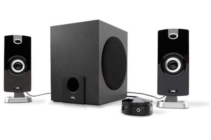 Cyber Acoustics CA-3080 2.1 9W Black speaker set