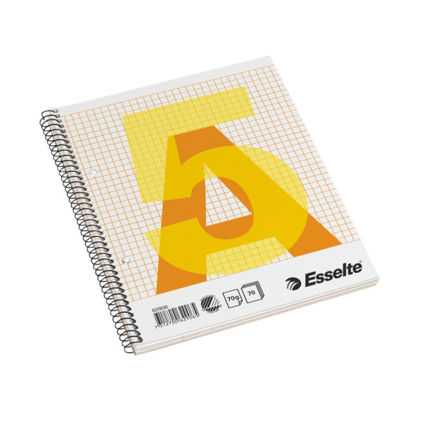 Esselte College Pad A5 A5 70sheets Orange,White,Yellow