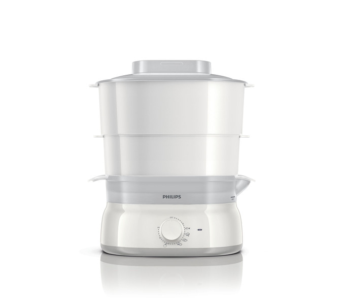 Philips Daily Collection HD9103/00 2basket(s) freestanding 900W Grey,White steam cooker