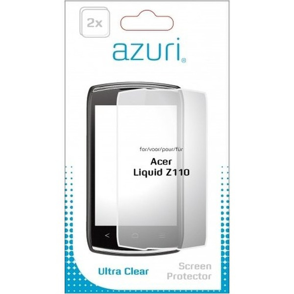Azuri Ultra clear Acer Liquid Z110 Liquid Z110 2pc(s)