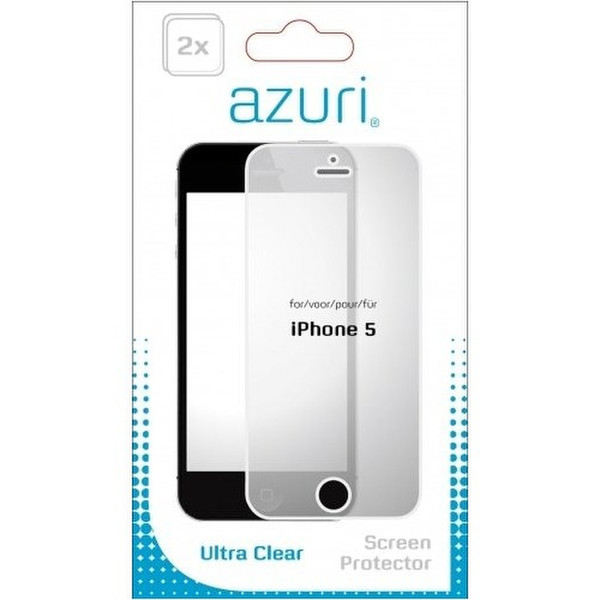 Azuri AZDUOSPAPPIPH5 iPhone 5 2шт защитная пленка