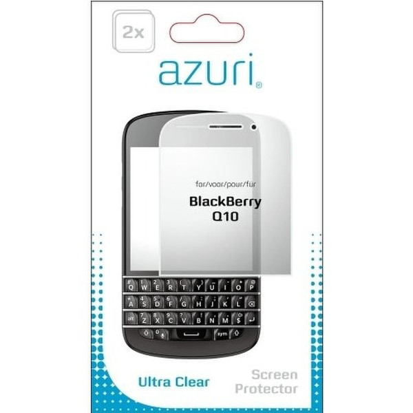 Azuri Ultra clear Blackberry Q10 Q10 2шт