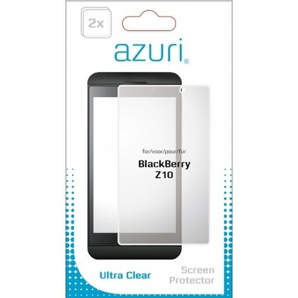 Azuri Ultra clear Blackberry Z10 Z10 2Stück(e)
