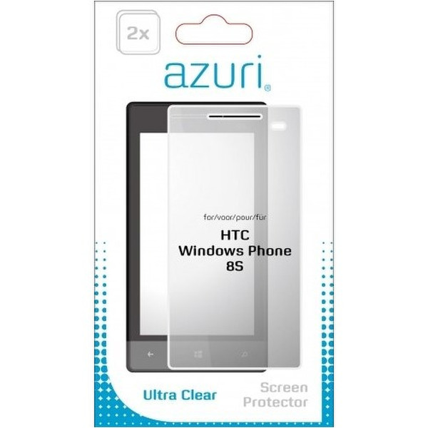 Azuri Ultra clear HTC 8S 8S 2шт