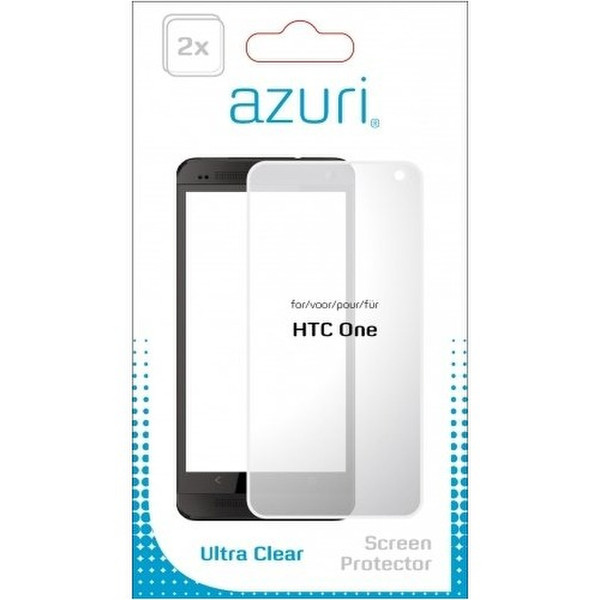 Azuri Ultra clear HTC One One 2шт