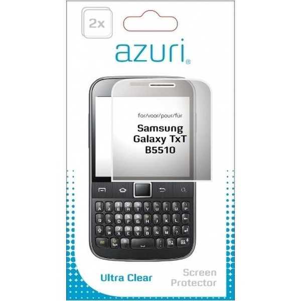 Azuri Ultra clear Samsung Galaxy TxT B5510 Galaxy TxT B5510 2Stück(e)