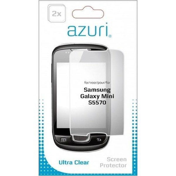 Azuri Ultra clear Samsung Galaxy Mini S5570 Galaxy Mini S5570 2шт