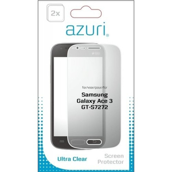 Azuri Ultra clear Samsung Galaxy Ace 3 GT-S7270 Galaxy Ace 3 GT-S7270 2шт