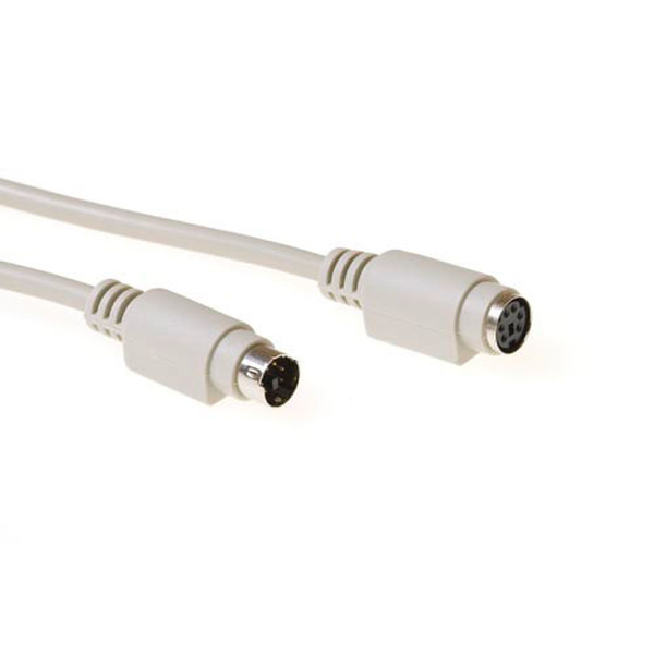 Advanced Cable Technology AK3230 1.8m 6-p Mini-DIN 6-p Mini-DIN Elfenbein PS/2-Kabel