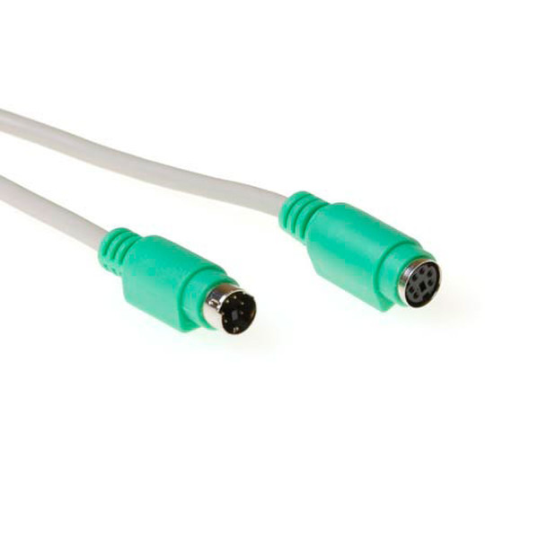 Advanced Cable Technology AK4432 5m Grün, Elfenbein Tastatur/Video/Maus (KVM)-Kabel