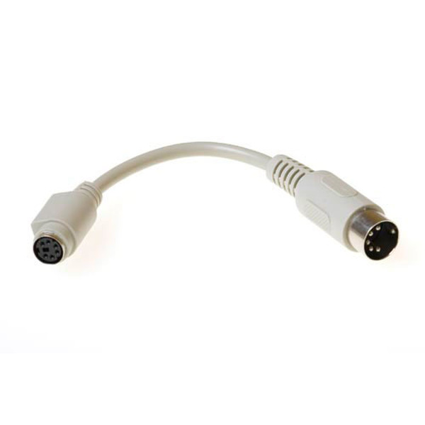 Advanced Cable Technology AK5301 0.15m 5-p Mini-DIN 6-p Mini-DIN Weiß PS/2-Kabel