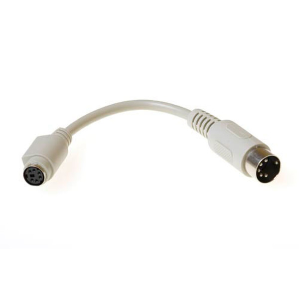 Advanced Cable Technology AK5301 0.15м 5-p Mini-DIN 6-p Mini-DIN Белый кабель PS/2