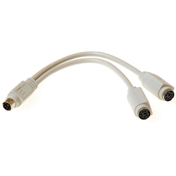 Advanced Cable Technology AK5340 0.2м 5-p Mini-DIN 2x 6-p Mini-DIN кабель PS/2