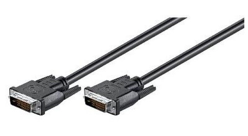 1aTTack 2m DVI-D 2m DVI-D DVI-D Black DVI cable