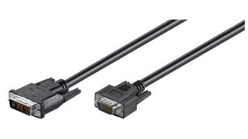 1aTTack 2m DVI-I/VGA 2m DVI-I VGA (D-Sub) Schwarz Videokabel-Adapter