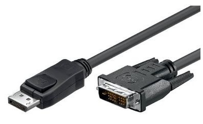 1aTTack 2m DisplayPort/DVI 2m DVI DisplayPort Schwarz Videokabel-Adapter