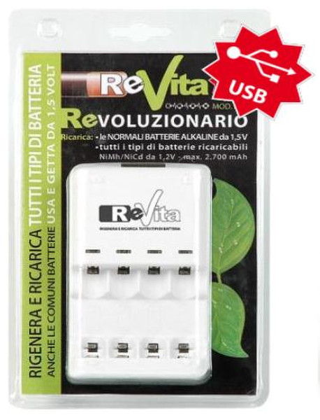 ReVita RV2 Indoor battery charger Белый зарядное устройство