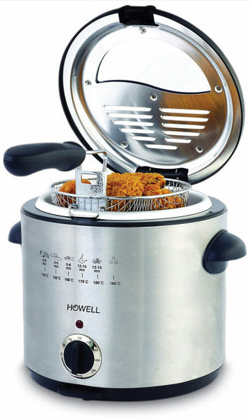 Howell HO.FRA865 Single 1.5L 900W Stainless steel fryer